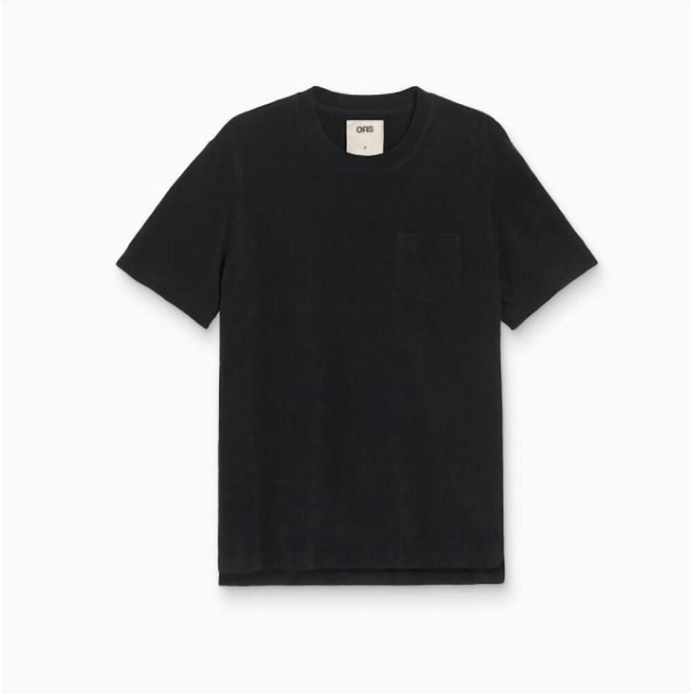 NEW OAS men's terry tee in faded black